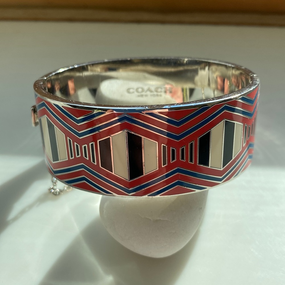 Coach enamel bracelet